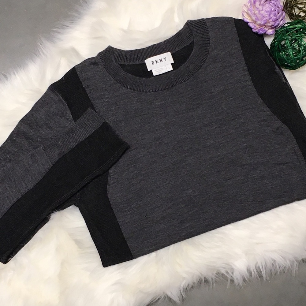 DKNY- Panelled Tunic Sweater